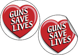 Guns Save Live Stickers